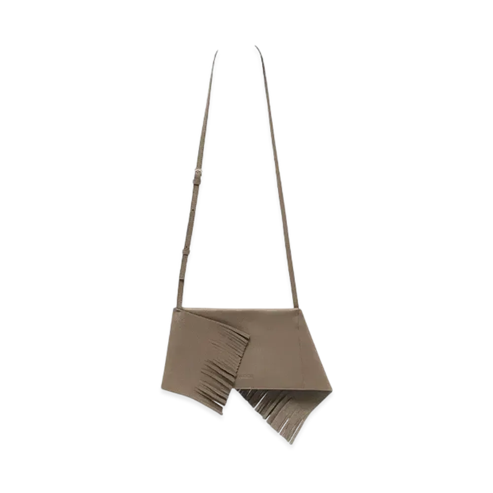 JW ANDERSON Mini Scarf Suede Shoulder Bag "Beige"