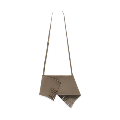 JW ANDERSON Mini Scarf Suede Shoulder Bag "Beige"
