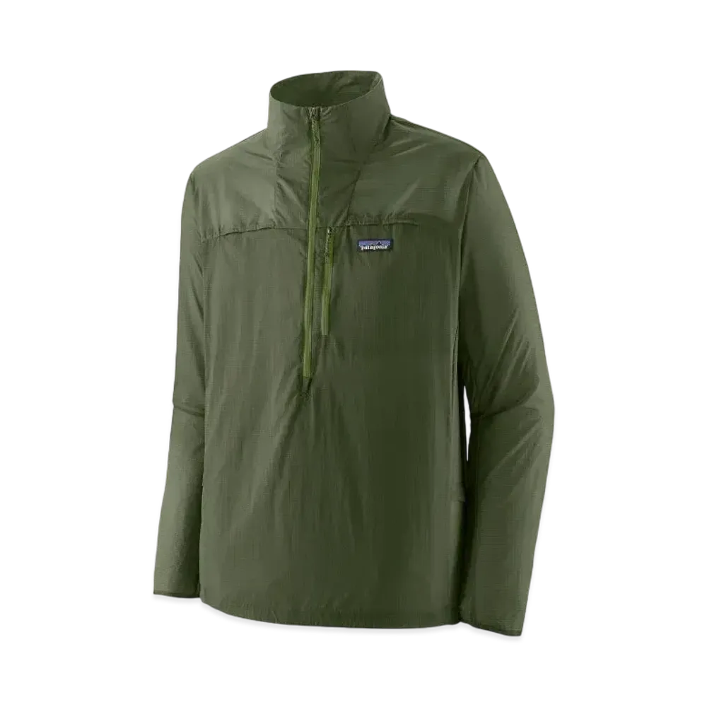 Patagonia Men's Houdini Stash 1/2 Zip Pullover "Terrain Green"