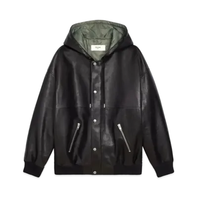 CELINE Oversized Blouson Jacket / Calfskin "Black"