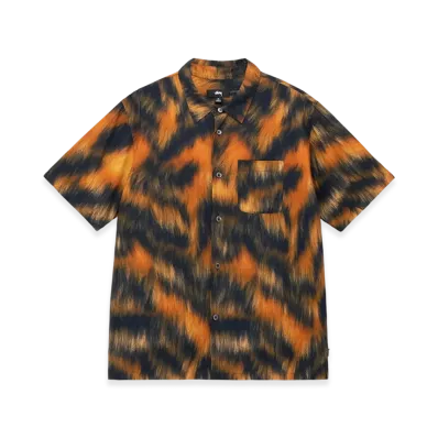 Stussy Fur Print Shirt "Tiger"