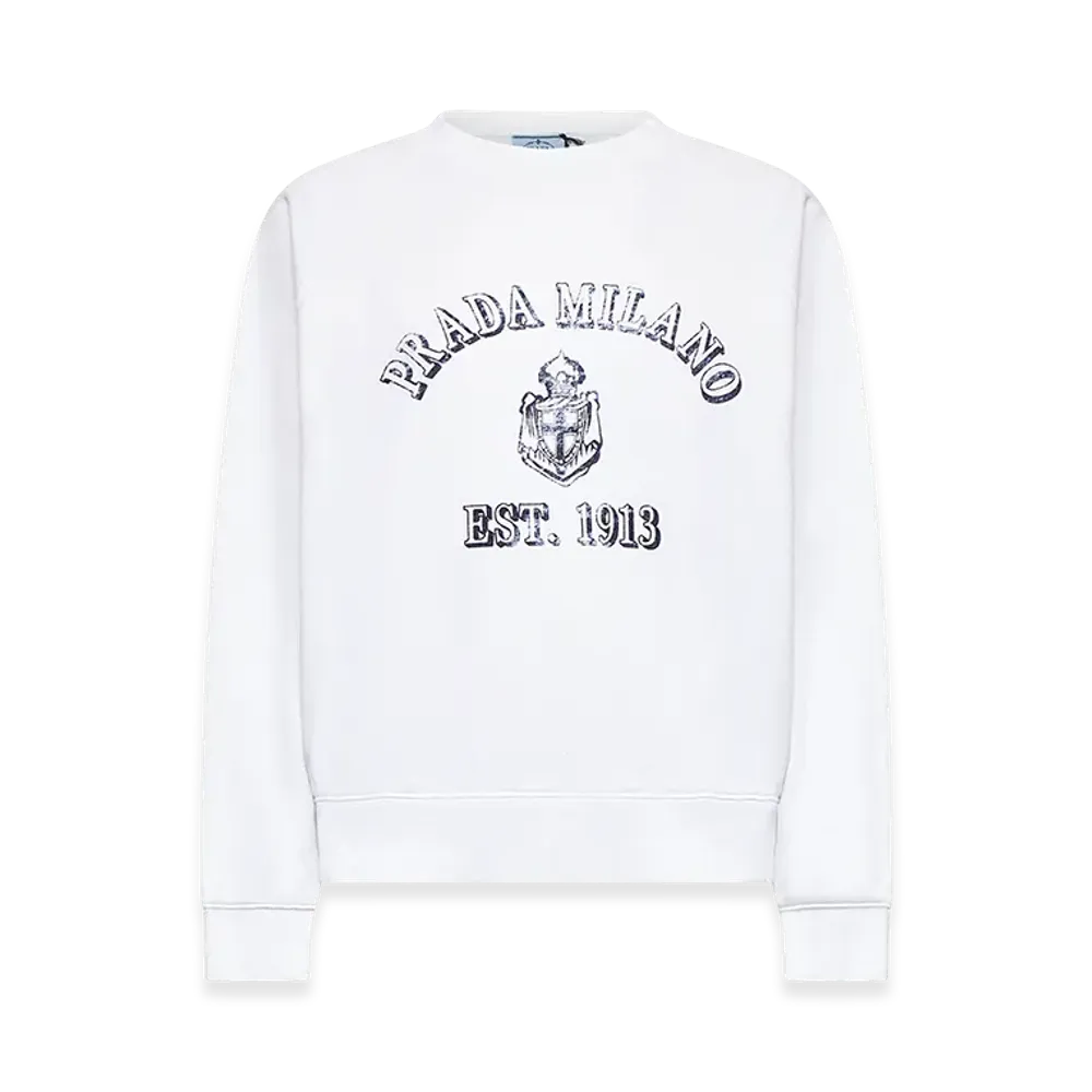 PRADA Women's Print Sweatshirt "White"