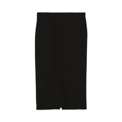 Max Mara Skipper Triacetate Cady Pencil Skirt "Black"