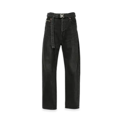 sacai Straight Denim Pants "Black"