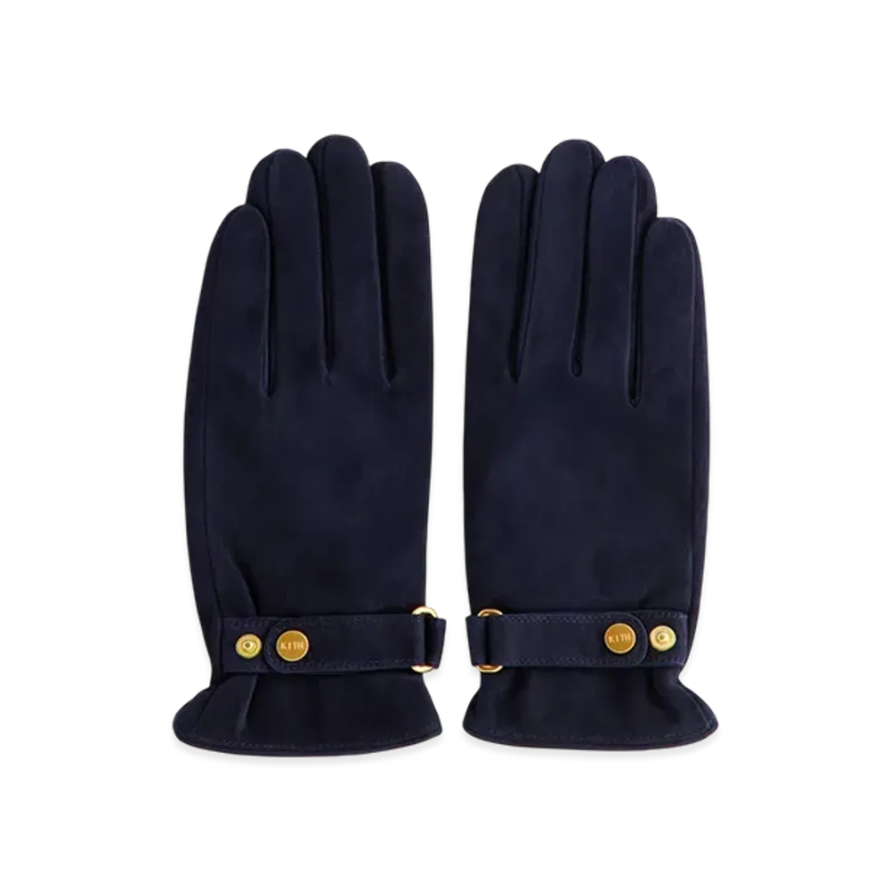 Kith Manhattan Suede Gloves "Ink"