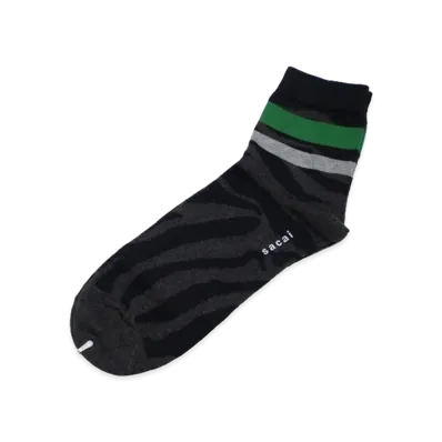 sacai Zebra Print Socks "Black"