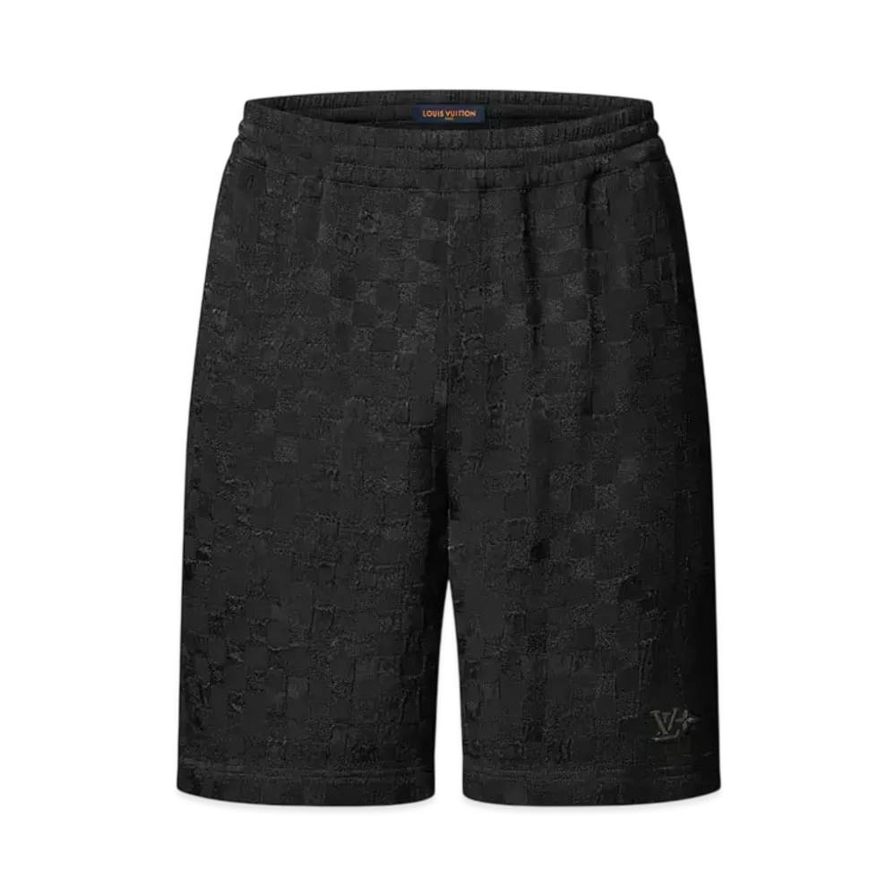 Louis Vuitton Graphic Jacquard Fluid Shorts "Noir"