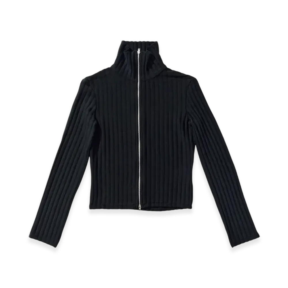 OUR LEGACY Women's Work Shop x Emporio Armani Isola Fullzip "Soffio Di Mezzanotte Rib"