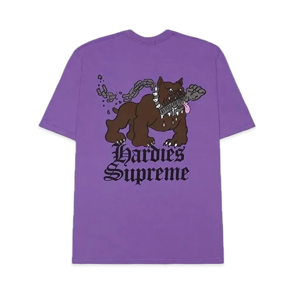 Supreme x Hardies Dog Tee "Purple"