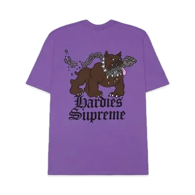 Supreme x Hardies Dog Tee "Purple"