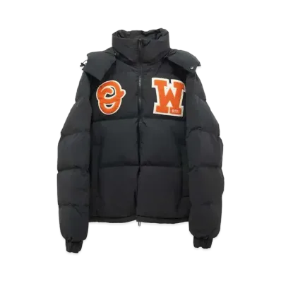 OFF-WHITE c/o Virgil Abloh MENS OW PATCH PUFFER "Black"