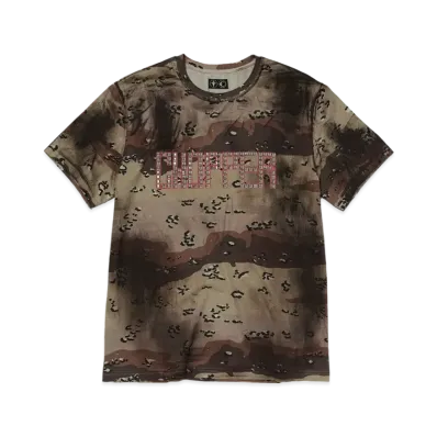 THUG CLUB Camoflage Chopper T-Shirt "Beige"