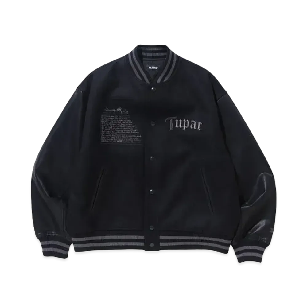 XLARGE x 2Pac Varsity Jacket "Black"