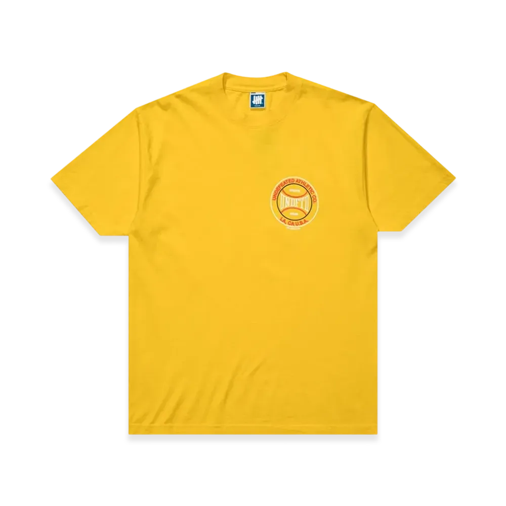 UNDEFEATED Pitch S/S Tee "Yellow"