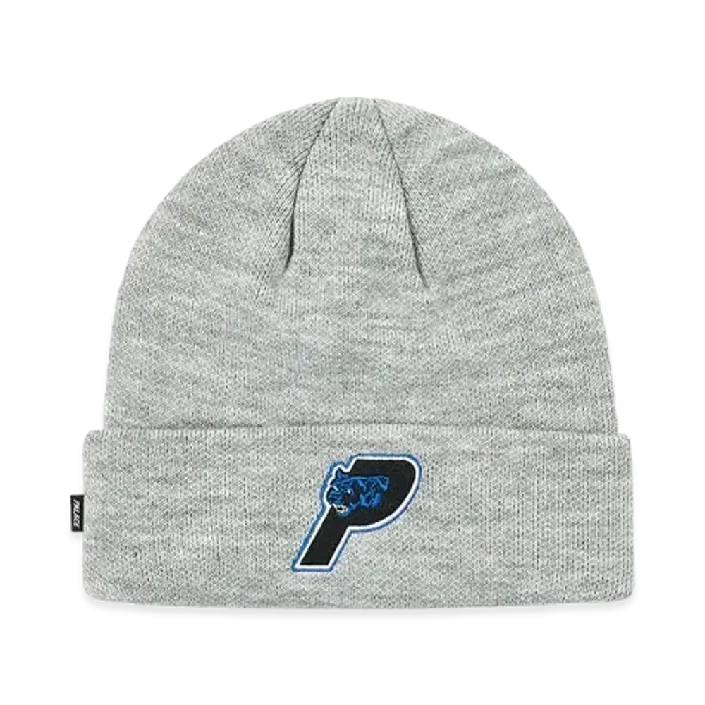 PALACE Panther Beanie "Grey Marl"