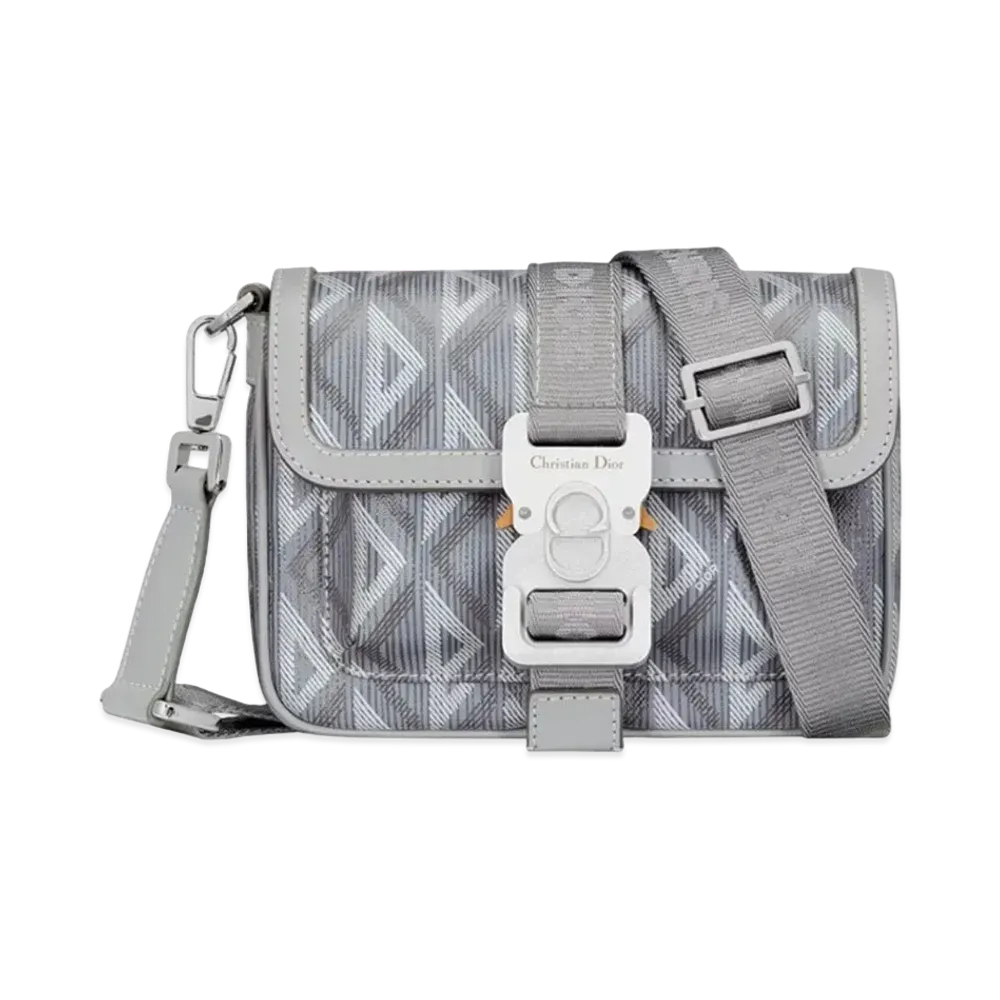 Dior Mini Dior Hit The Road Bag Dior CD Diamond Canvas "Gray"