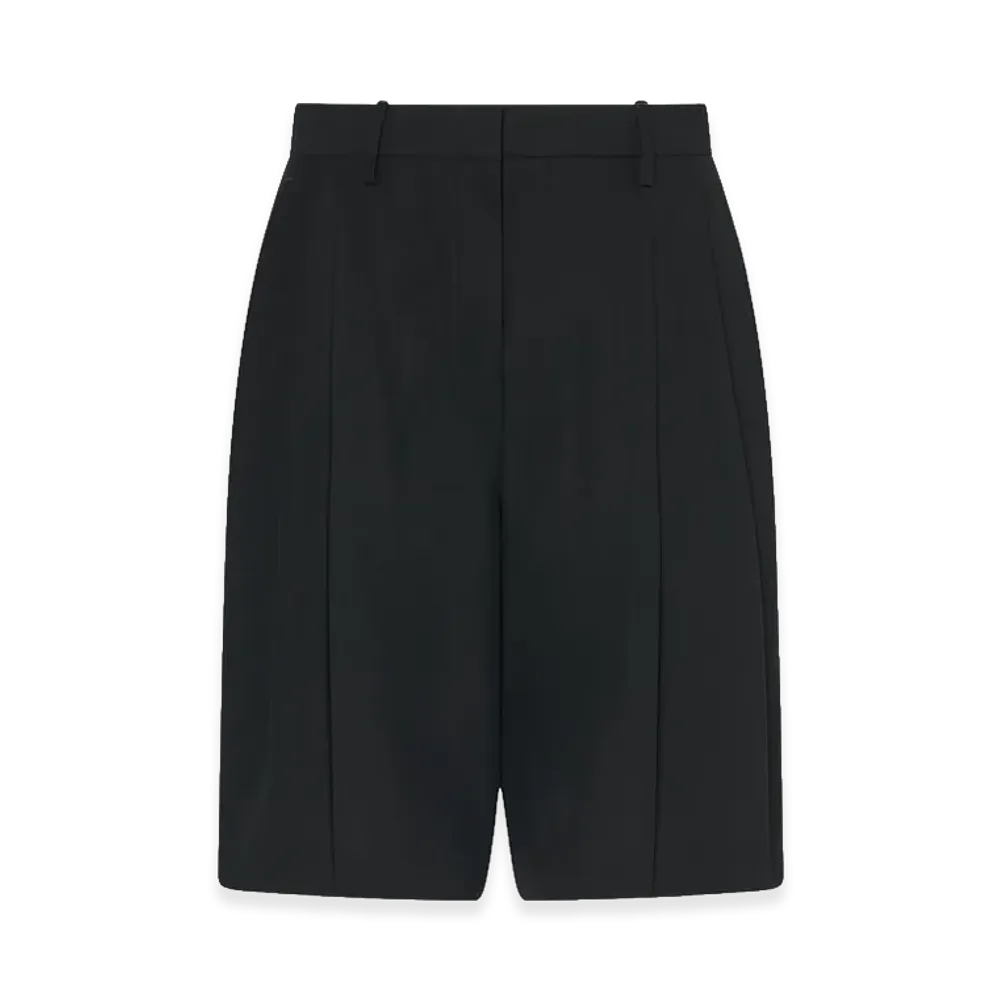 The Row Women's Vesperis Virgin Wool Shorts "Black"