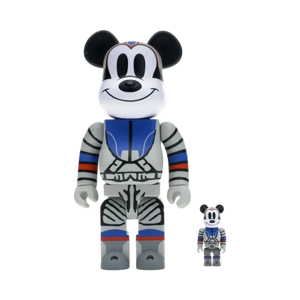 Bearbrick x Billionaire Boys Club x Mickey Mouse Astronaut 100% & 400%
