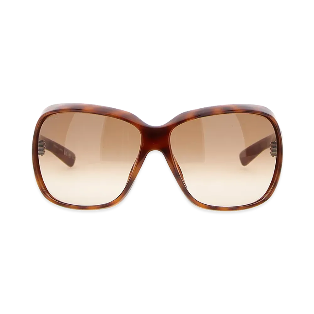 GUCCI Women's Square Sunglasses "Brown"