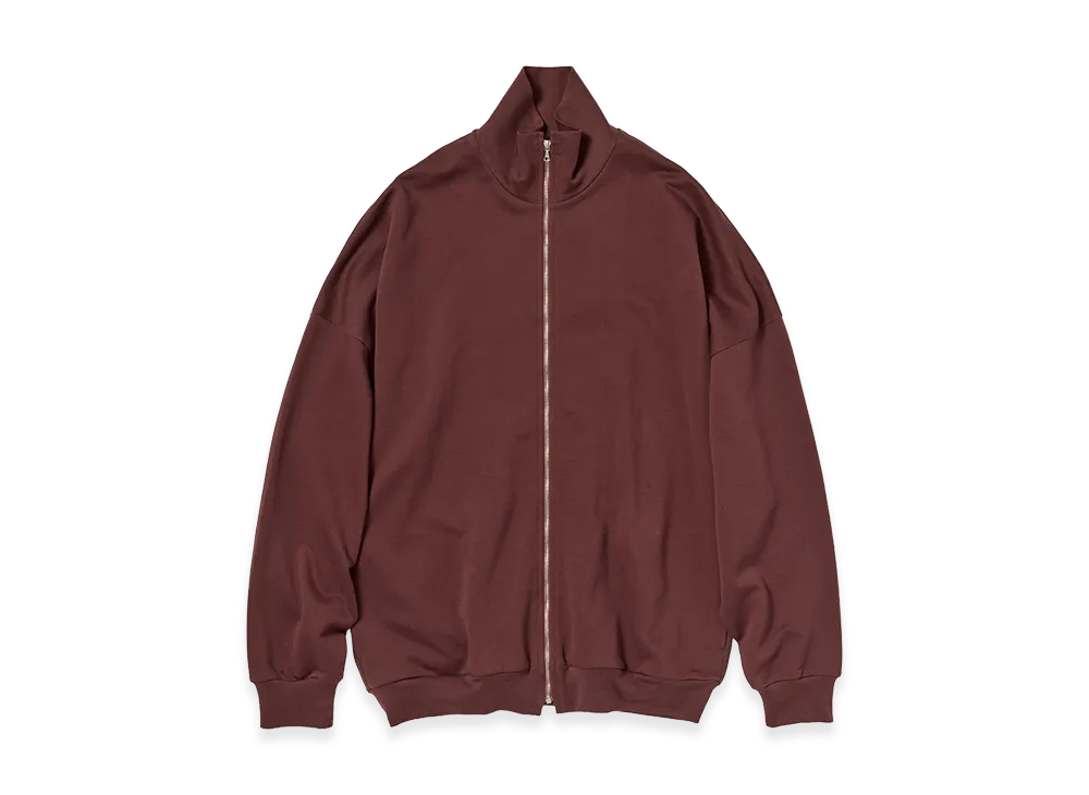 AURALEE Super High Gauge Sweat Zip Blouson "Burgundy"