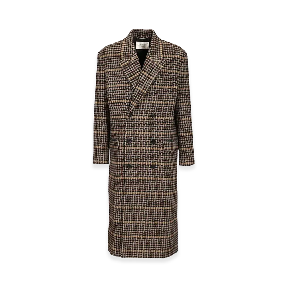 Saint Laurent Look 20 - Manteau Double Bouto "Multi"