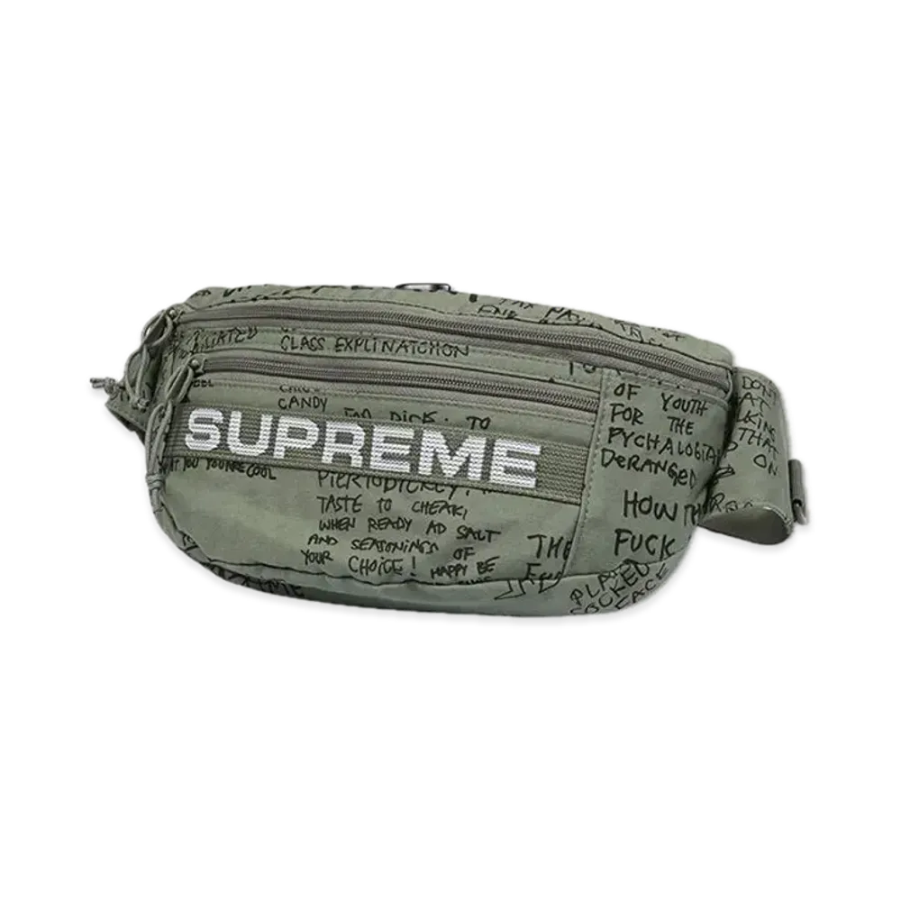 Supreme Field Waist Bag "Olive Gonz" (23SS)