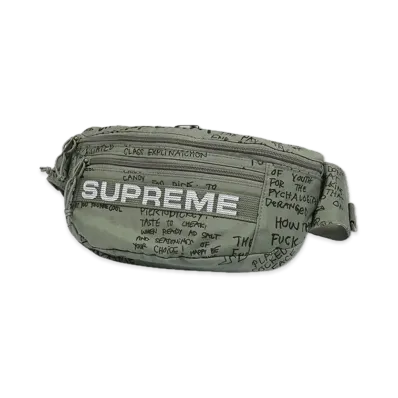 Supreme Field Waist Bag "Olive Gonz" (23SS)