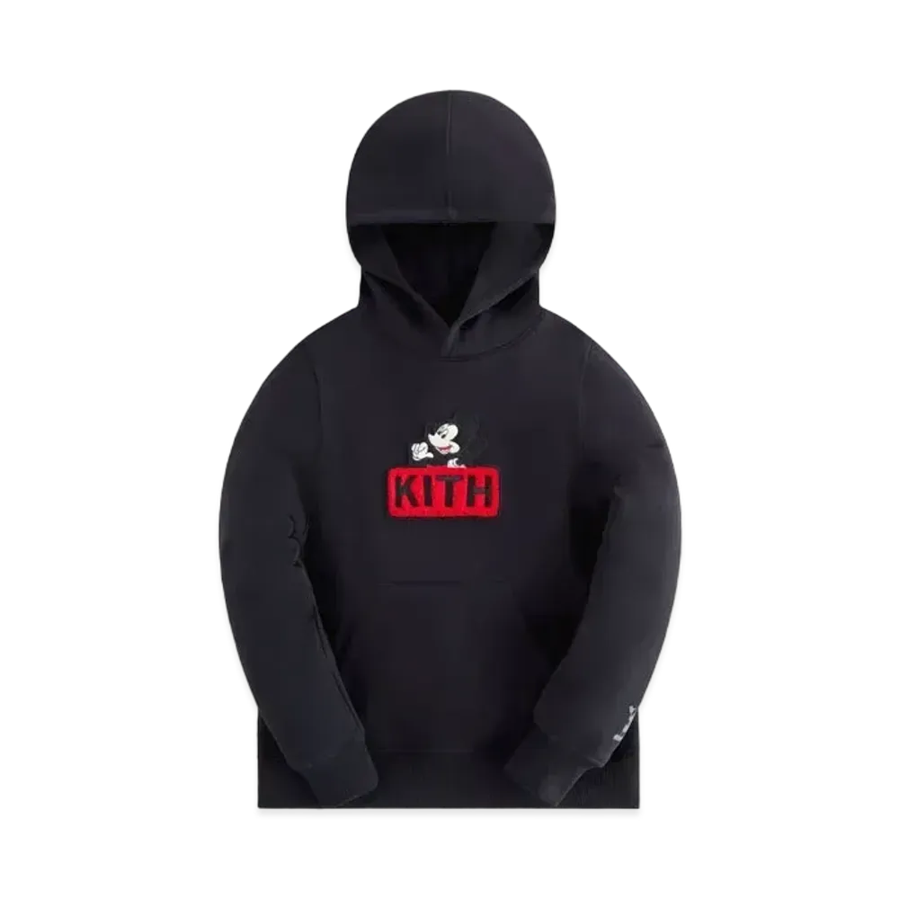 Disney | Kith Kids for Mickey & Friend Mickey Classic Logo Hoodie "Black"