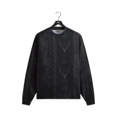 Kith x South2 West8 for Columbia Paisley Stripe Terminal Tackle Long Sleeve "Black"