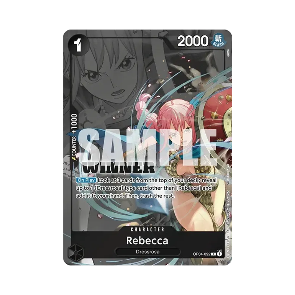 レベッカ R [OP04-092]【英語版】(プロモーションカード「ウィナーパック 2025 Vol.2」)