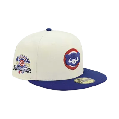 NEW ERA x THE CAP 59Fifty 'Major League Baseball Collection' Chicago Cubs "White/Blue"