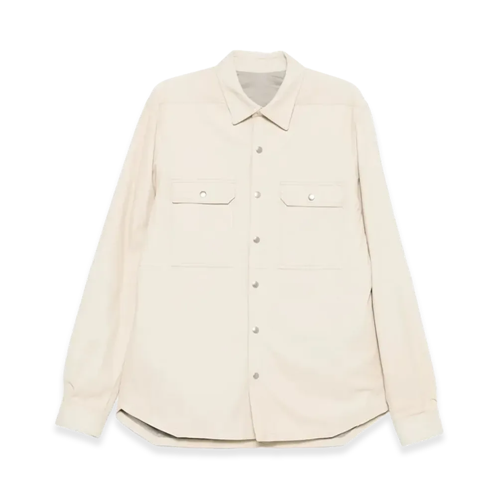 Rick Owens Leather Outerwear "Beige"