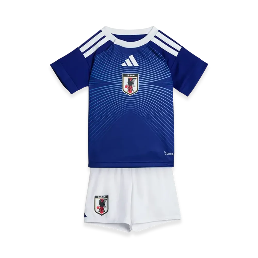adidas Baby Japan 2026 Home Replica Jersey Set "Japan Blue/Ash Blue"