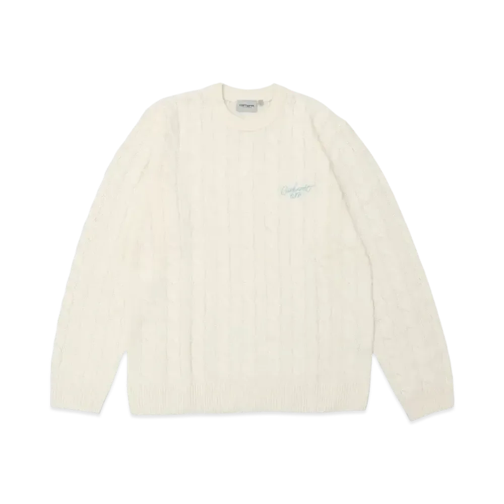 Carhartt WIP Signature Sweater "Natural/Dusty Lee"