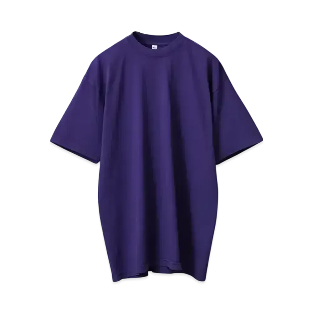 Los Angeles Apparel 6.5oz Garment Dye Crew Veck T-shirt "Purple"