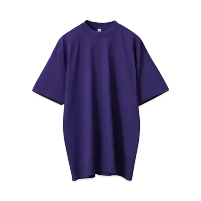 Los Angeles Apparel 6.5oz Garment Dye Crew Veck T-shirt "Purple"