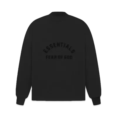 FEAR OF GOD ESSENTIALS LS Tee "Black"