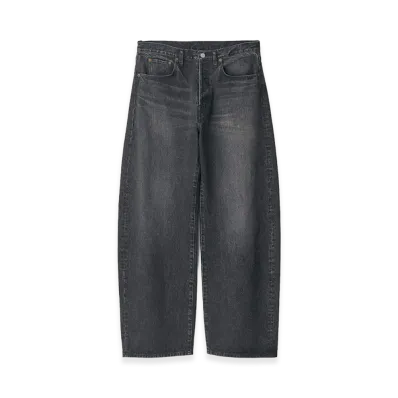 ssstein Round Denim Pants "Black"