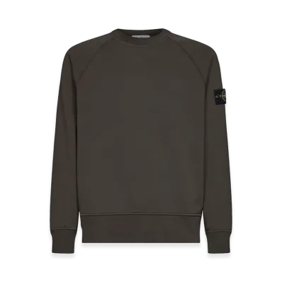 Stone Island Cotton Sweatshirt "Green/Khaki"