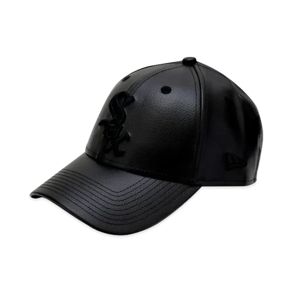 NEW ERA x THE CAP 9Forty Refined Leather II Chicago White Sox "Black"