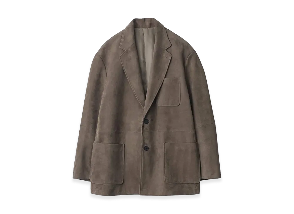 ssstein Goat Suede Blazer "Olive"
