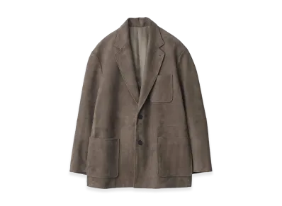 ssstein Goat Suede Blazer "Olive"