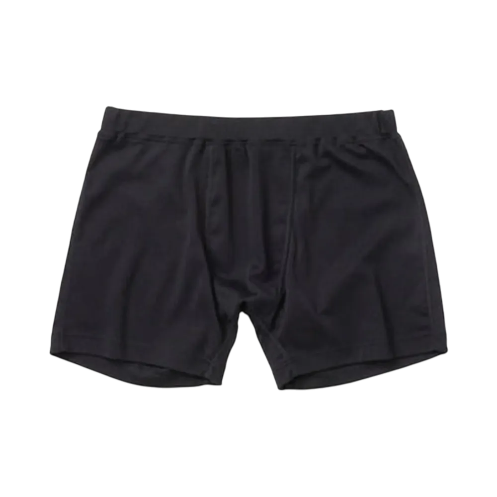 Graphpaper American Sea Island Cotton Boxer Brief "Black"