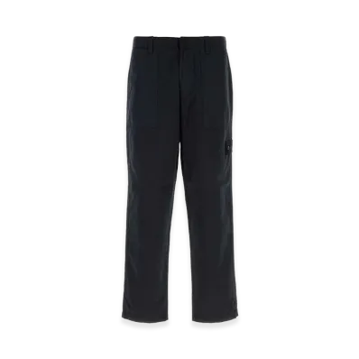 Stone Island Midnight Blue Cotton Blend Pant "Blue"