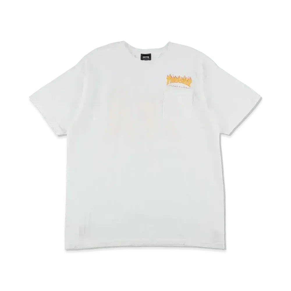 WIND AND SEA x THRASHER S/S Pocket Tee 1 "White"