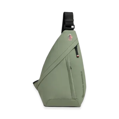 MONCLER Water-Repellent Crossbody Bag "Olive Green"