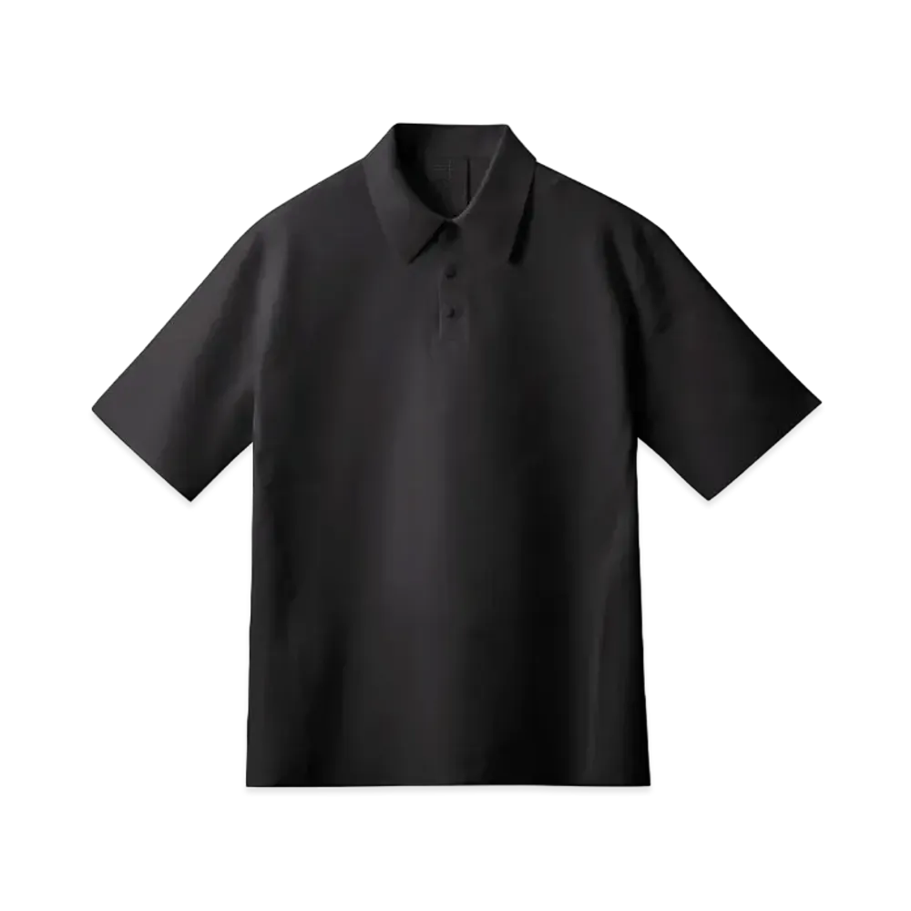 DESCENTE ALLTERRAIN Fusionknit Polo Shirts "Black"