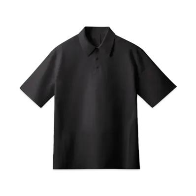DESCENTE ALLTERRAIN Fusionknit Polo Shirts "Black"