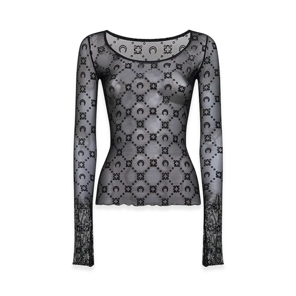 Marine Serre Women's Sweaters "Black"
