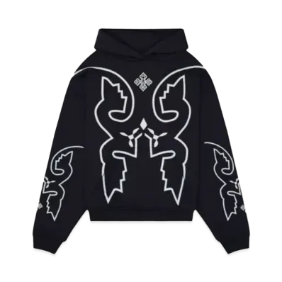 RHUDE Western Logo Hoodie "Black"